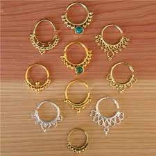 Septum Ring Assorted Septum Rings Package Septum Jewelry Etsy In 2021 Septum Jewelry Nose Jewelry Indian Nose Ring