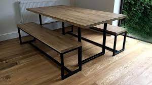 Buy now with 0% interest free credit! Industrial Dining Table Benches