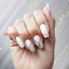 White nail design for beginners! 30 Simple Trending White Nail Design Ideas 3 Whitenails Matte White Nails White Nail Designs White Nail Art