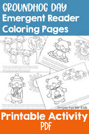 Most of these coloring books are in adobe pdf format, download adobe reader for free. Groundhog Day Emergent Reader Coloring Pages Simple Fun For Kids