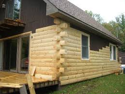 Faux log cabin siding can look perfectly real while being easy to install and maintain. Log Home Makeover Make Your Home Look Like A Log Cabin