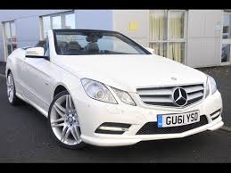 Used Mercedes Benz E Class E220 Convertible Cdi Beff Sport Edition 125 White 2011 Youtube
