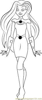 Online coloring pages for kids and parents. Starfire Coloring Page For Kids Free Dc Super Hero Girls Printable Coloring Pages Online For Kids Coloringpages101 Com Coloring Pages For Kids