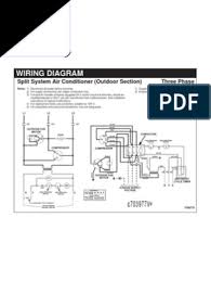 Arrangement diagram of the hvac panel. Wiring Diagram Split System Air Conditioner Electrical Wiring Transformer