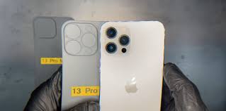 The iphone 12 pro (left) and iphone 12 pro. Leaked Images Show Significantly Larger Lenses And Camera Bump For The Iphone 13 Pro Max