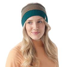 Popcorn Cable Reversible Beanie col. Green