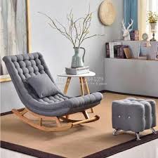 Balcony Sofa Rocking Chair Single Sofa Chair Upholstered Rocking Chairs Living Room Sofa Design
