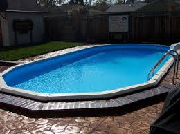Dallas Custom Pools Mckinney Inground Pools Partially Buried Ground Pool Photos Landscaping Around Pool Backyard Pool