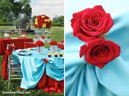 Pin By Jennifer Garner Rodriguez On Wedding Red Wedding Decorations Wedding Colors Red Wedding Colors