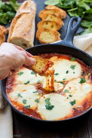 Baked Mozzarella And Marinara Dip Recipe Runner Tapas Recipes Recipes Appetizer Recipes