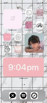 Ios 14 Bts Aesthetic Homescreen Homescreen Iphone Home Screen Layout Homescreen Iphone