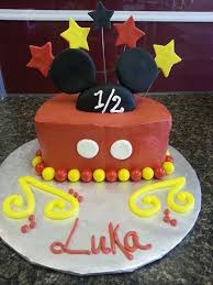 Mickey Mouse Birthday Cake For 2 Year Old Boy Gourmet Cupcake Bake Shop Half Birthday Cakes Minnie Mouse Birthday Cakes Boy Birthday Cake