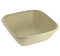 Sugarcane Bowl PLA Laminated 750ml 17x17x5cm (50 Units)