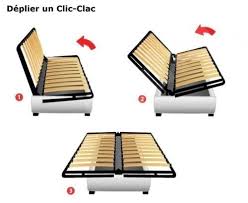 clic clac taupe chelsea lestendances fr fabriquer un canape matelas coffre de rangement