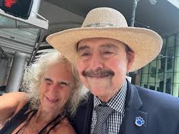 Drs. Debbie Joffe Ellis and Carlos Zalaquett met at the ARCH in preparation  for their CE presentation at 3pm today. #apadivision52 #APA2024