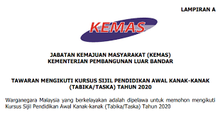 Pendaftaran tabika kemas taman seri damai. Permohonan Guru Tabika Perpaduan Di Jabatan Kemajuan Masyarakat Kemas Jawatan Kosong Kerajaan 2020 Terkini
