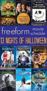 13 Nights Of Halloween Movies On Freeform Halloween Movies On Tv Halloween Movies List Halloween Activities For Kids