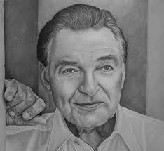 Ať se vám na stránkách líbí! Portret Karel Gott A2 Portrait Male Sketch Art