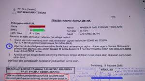 Surat tagihan harga barang (invoice). Surat Cinta Dari Pln Itu Datang Lebih Awal Tidak Perlu Menunggu Kissparry
