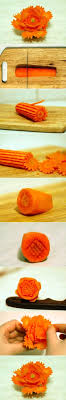 Diy Beautiful Carrot Flower Diy Projects Usefuldiy Com Food Art Veggie Art Food Decoration