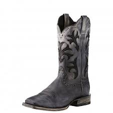 Black And White Cowboy Boots Mens Ariat Mens Cowboss Wide Square Toe Cowboy Boots Ombre Black Cowboy Boots Boots Mens Boots Fashion