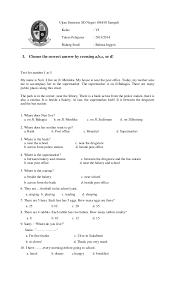 Ujian Semester Bahasa Inggris Sd Kelas 6