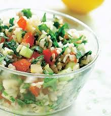 Salade De Riz Facon Taboule Recette Recette Salade De Riz Salade De Riz Recette Salade Ete