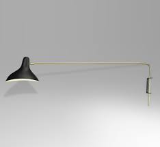 Black And Brass Wall Sconce Long Mantis Rotating Wall Sconce Black Wall Sconces Brass Wall Light Sconces