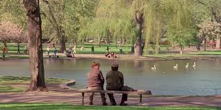 After Hearing That Robin Williams Died On Monday 29 Year Old Boston Resident Nick Rabchenuk Decided To Head Over To The Boston Public Gardens Good Will Hunting Robin Williams Hunting Bench