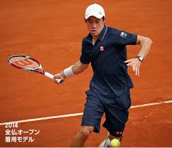 Check out some pictures of kei nishikori colourful outfit for the final slam of the season. Roland Garros 2014 Kei Nishikori Uniqlo Outfit Tennis Buzz Uniqlo Outfit Kei Nishikori Roland Garros