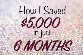 how i saved 5 000 in just 6 months sugar and savings