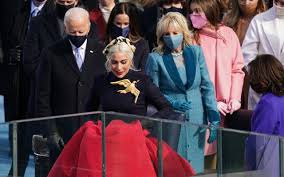 I pray tomorrow will be a day of peace for all americans. Lady Gaga Performs National Anthem As Celebrities Arrive For Inauguration Of President Elect Joe Biden Evening Standard