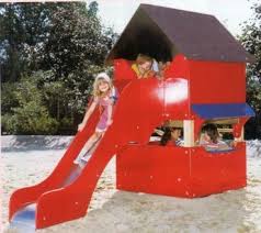 Spielhaus Mit Rutsche Aus Edelstahlrutschblech Inkl Fracht Mwst Spielhaus Mit Rutsche Kinderspielhaus Und Spielhaus