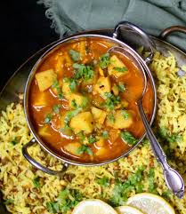 Easy Spicy Potato Curry Recipe Potato Curry Indian Food Recipes Veg Curry