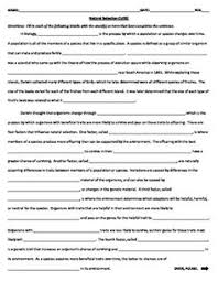 Darwin's natural selection worksheet answers. 36 Biology Ideas Biology Life Science Teaching