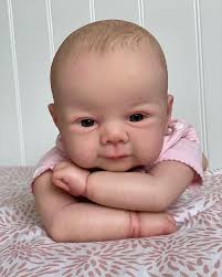 48cm Cuddly bruce Bebe Reborn Girl Soft Touch Feeling bambole Reborn  realistiche fatte a mano