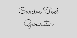 The Lack Of Ability Of Ascii To Copy And Paste Font Translator Is Exactly What Makes Unicode 10 Dif Cursive Text Generator Fancy Font Generator Cool Fancy Text