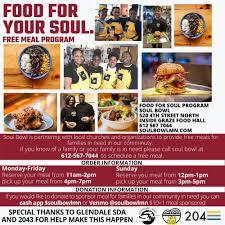 Dinner flyers magdalene project org. Soul Bowl