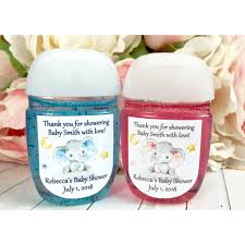 Enriched with shea extract, vitamin e, 71% alcohol and aloe, bath & body works hand sanitizers kill 99.9% of most common germs and keep your hands clean and soft. Elephant Baby Shower Favor Labels Hand Sanitizer Labels Shopee Philippines