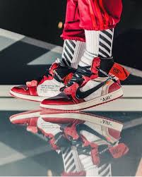 Offwhite Nike Air Jordan 1 Chicago Sneakers In 2020 Air Jordans Best Sneakers White Nikes