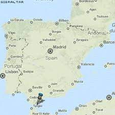 Gibraltar map — satellite images of gibraltar. Karte Von Gibraltar Spanien Breiten Und Langengrad Kostenlose Karten Wo Ist