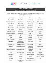 Four Things Your Wedding Really Doesn T Need A Practical Wedding Practical Wedding Stress Free Wedding Wedding Favor Sayings