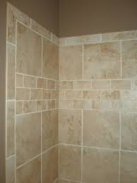 Almost Exact To What I Will Do In The Shower Without The Outer Tiler But 12x12 With Patterned Bathroom Tiles Bathroom Tile Installation Shower Tile Patterns