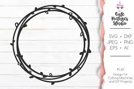 Download Round Scribble Frames With Leaves Graphic By Cutepicturesstudio Creative Fabrica PSD Mockup Templates