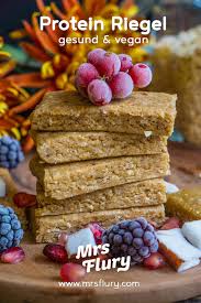 Gesunde Energieriegel Viel Protein Veganes Rezept Mrs Flury Rezept Protein Riegel Rezept Gesunde Snacks Proteinriegel