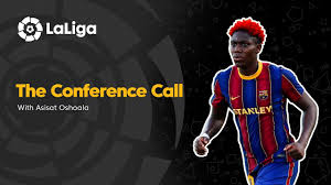 Nigeria captain asisat oshoala is seemingly in contention to be named in barcelona's matchday squad when they take on chelsea in the uefa women's champions league final on sunday, may 16. The Conference Call Asisat Oshoala Youtube