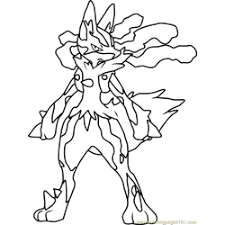 Maybe you would like to learn more about one of these? Mega Lucario Coloring Pages For Kids Download Mega Lucario Printable Coloring Pages Coloringpages101 Com