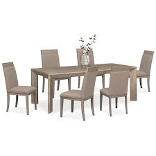 The Gavin Dining Collection Graystone Value City Furniture And Mattresses Dining Room Furniture Modern Dining Room Sets Furniture
