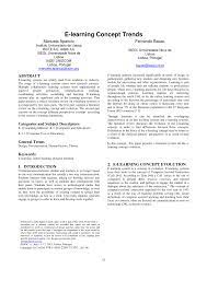 The concept of conflict theory. Pdf E Learning Concept Trends