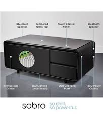 Furniture Sobro Smart Storage Coffee Table With Refrigerated Drawer Reviews Furniture Macy S In 2020 Coffee Table With Storage Smart Storage Storage